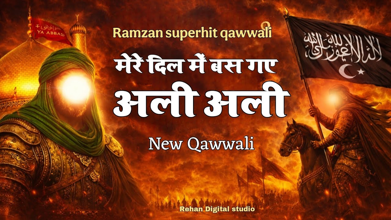 Mere Dil mein bus gaya Ali Ali ❤️ Wafa ke manjar Ko use Abbas kahate Hain ⚔️newkavvali 2026
