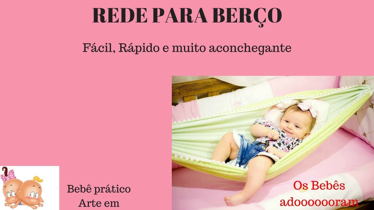 Rede de Berço para Bebê - SUPER FÁCIL