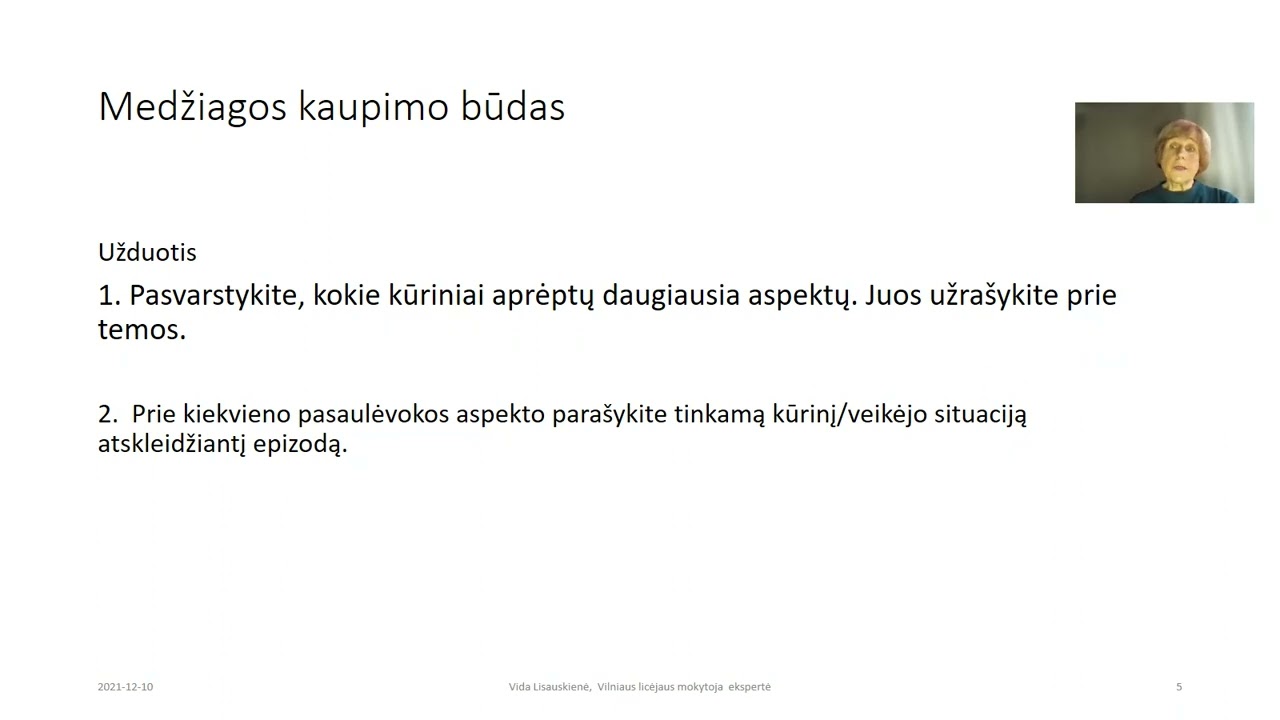 Ruošiantis lietuvių kalbos egzaminui. Teminės kūrinių jungtys.