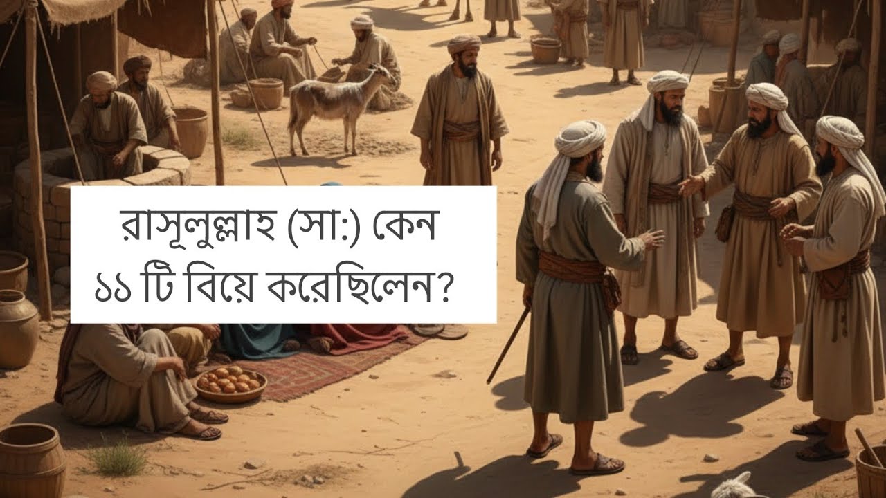 রাসূলুল্লাহ (সাঃ) কেন 11 টি বিয়ে করেছিলেন?