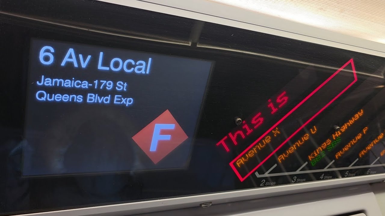 NYC Subway: R160 F Express Full Ride: Coney Island - Jamaica - 179 St via Culver Exp / 53 St