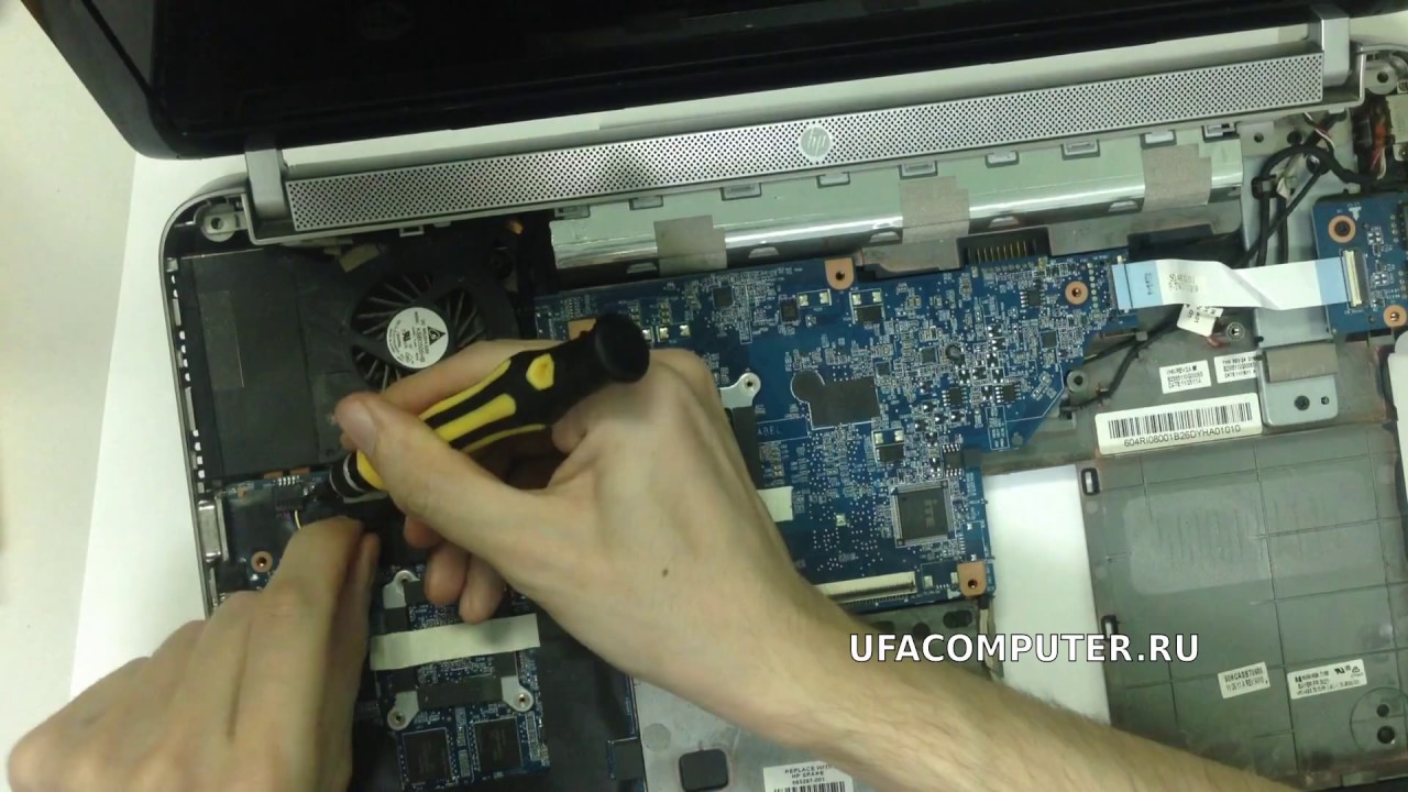 Как разобрать ноутбук HP Pavilion dv6. Разборка, замена термопасты HP Pavilion dv6