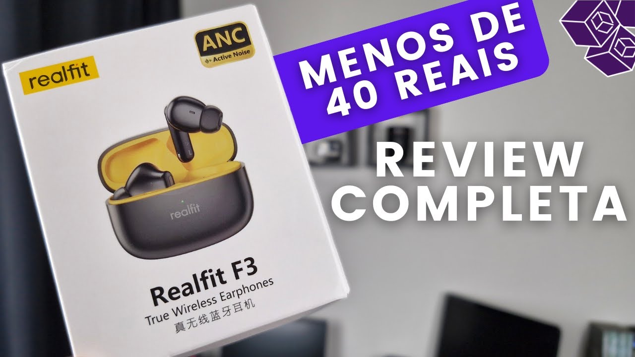 A QUALIDADE DESSE FONE VAI TE SURPREENDER (Review realfit F3 TWS)