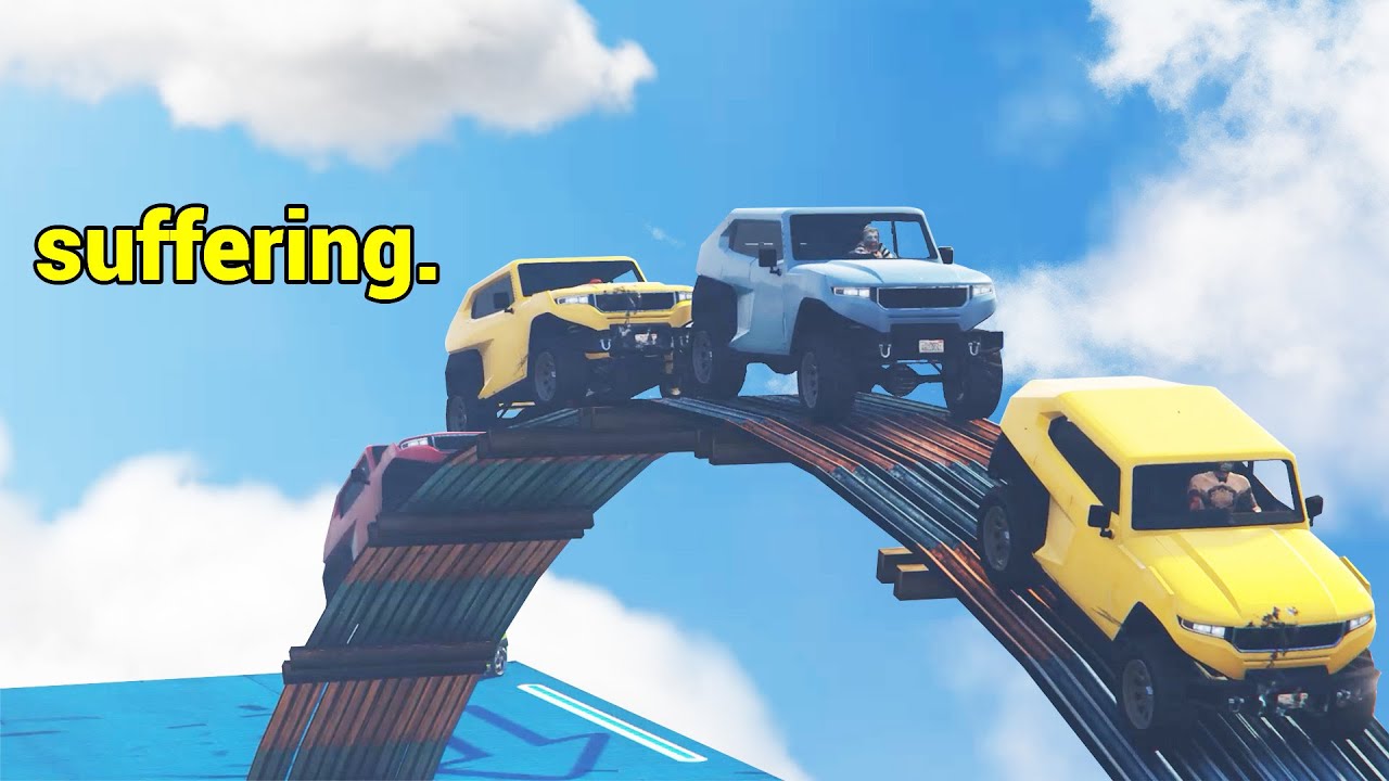 Painful Parkour on GTA 5 Races...