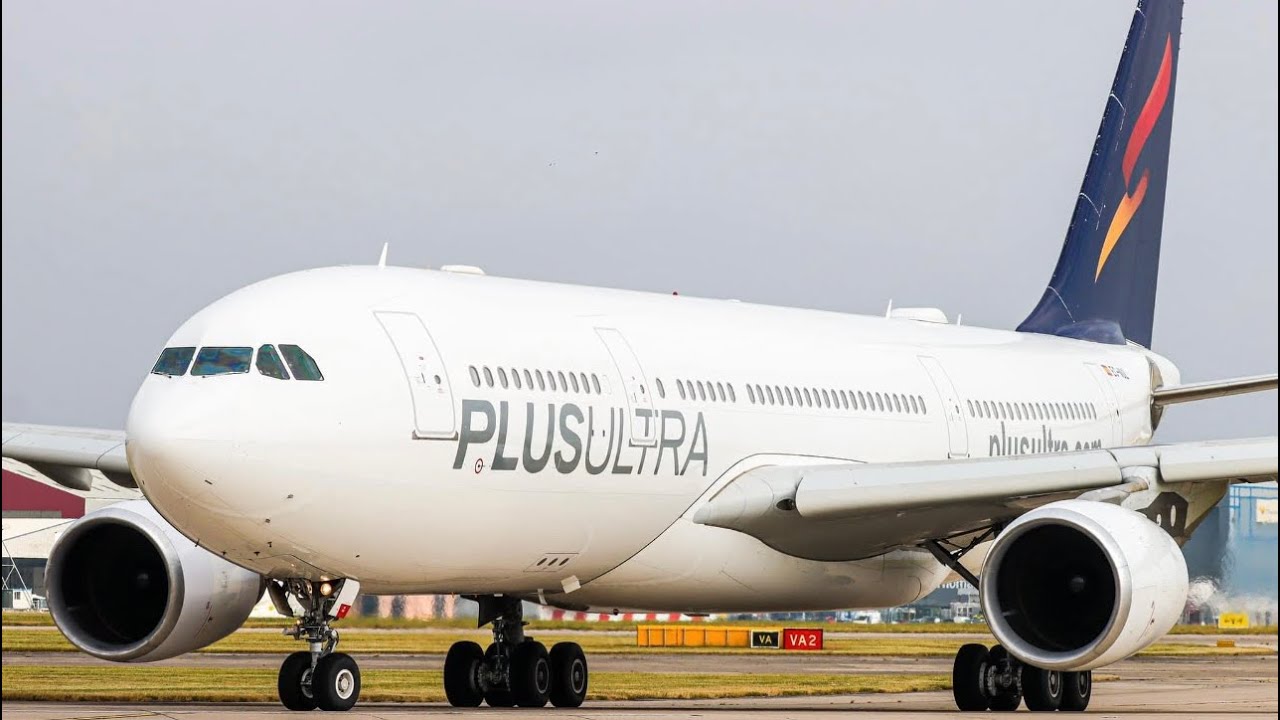 PLUS ULTRA AIrbus A330 - Planespotting at Manchester Airport I 23.07.2022