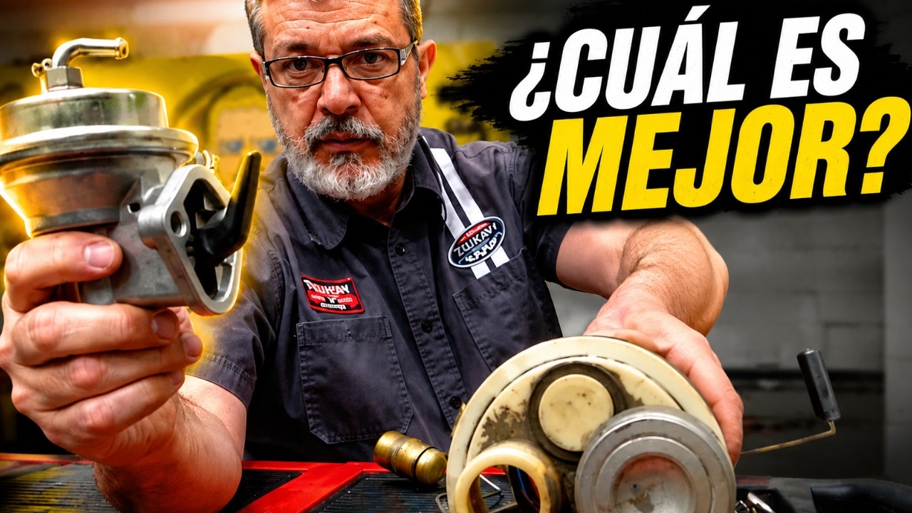 BOMBA de GASOLINA ELÉCTRICA vs MECÁNICA ¿CÚAL es MEJOR?
