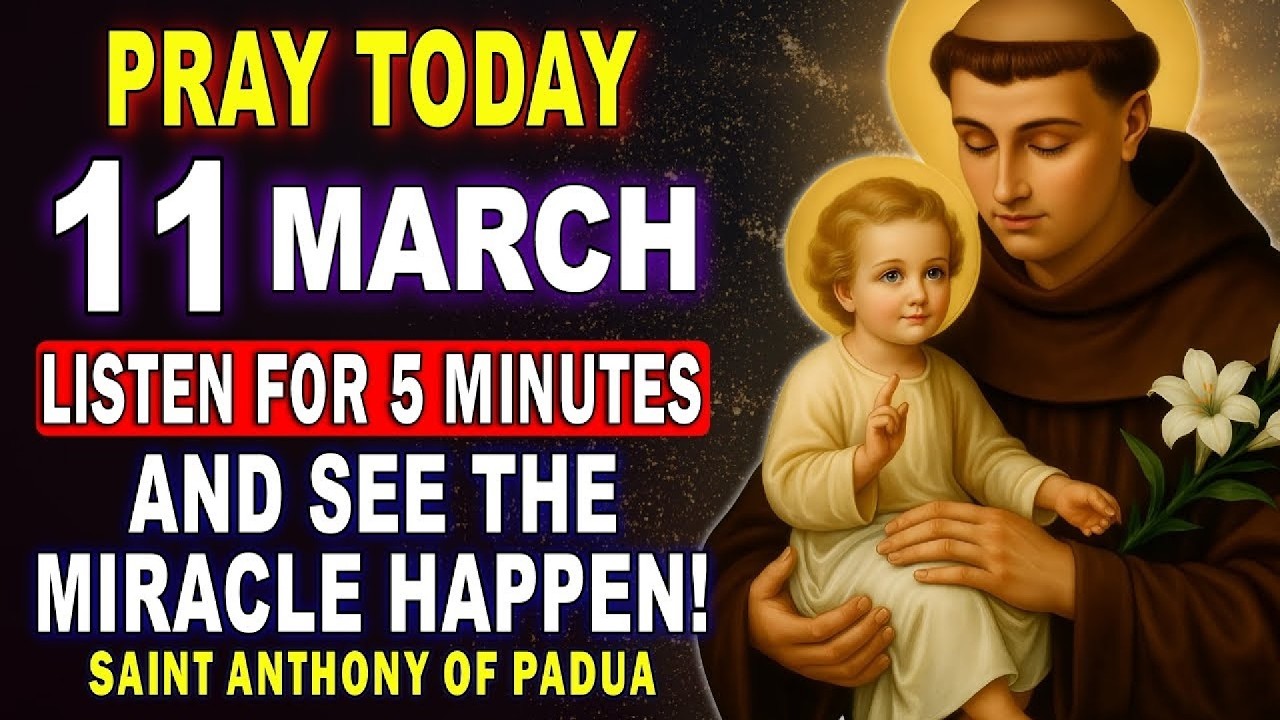Miracle Prayer to Saint Anthony of Padua | Saint Anthony
