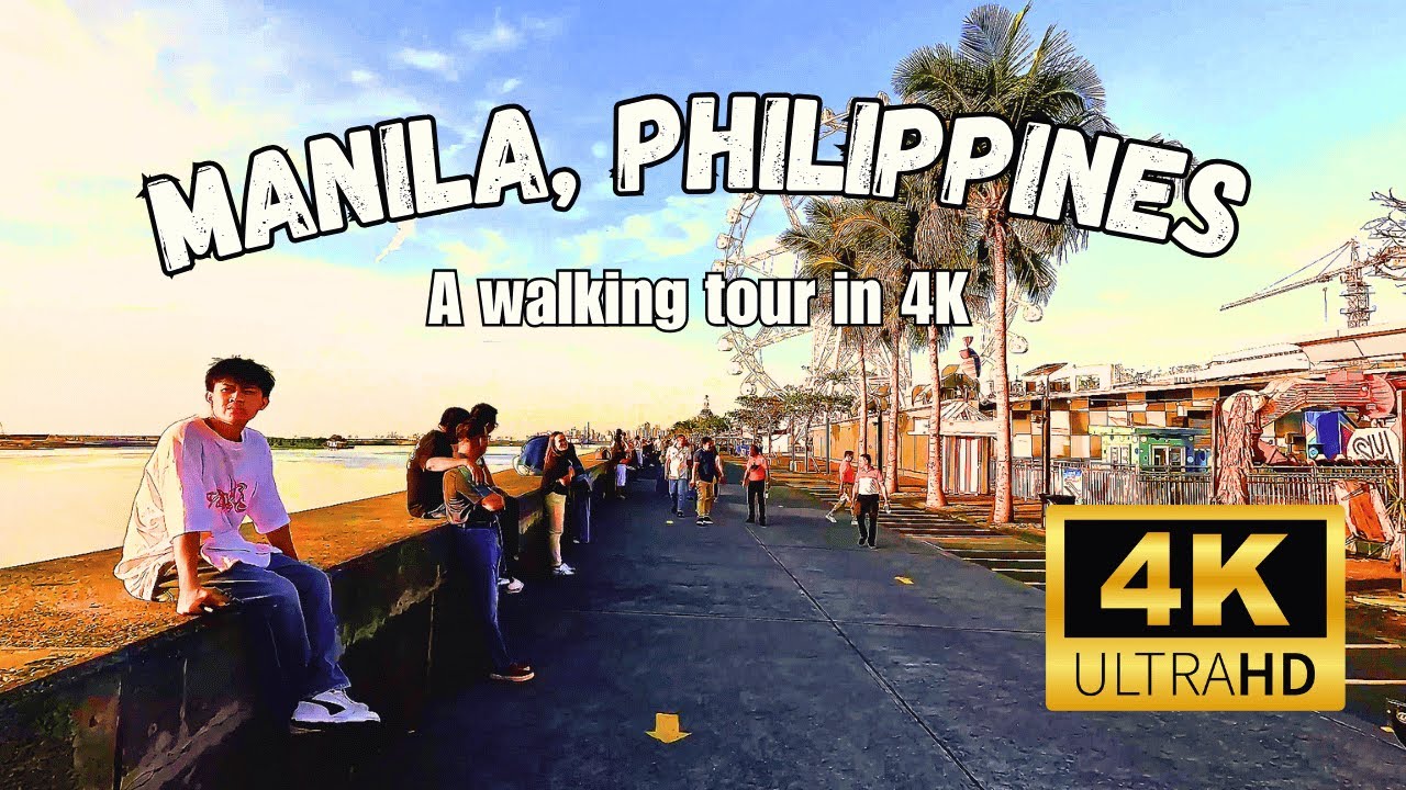 Manila Malec&oacute;n Walking Tour 4k Waterfront Views & City Vibes