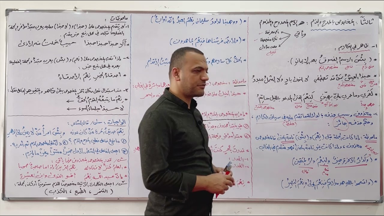 مخصوص المدح والذم -٢-
