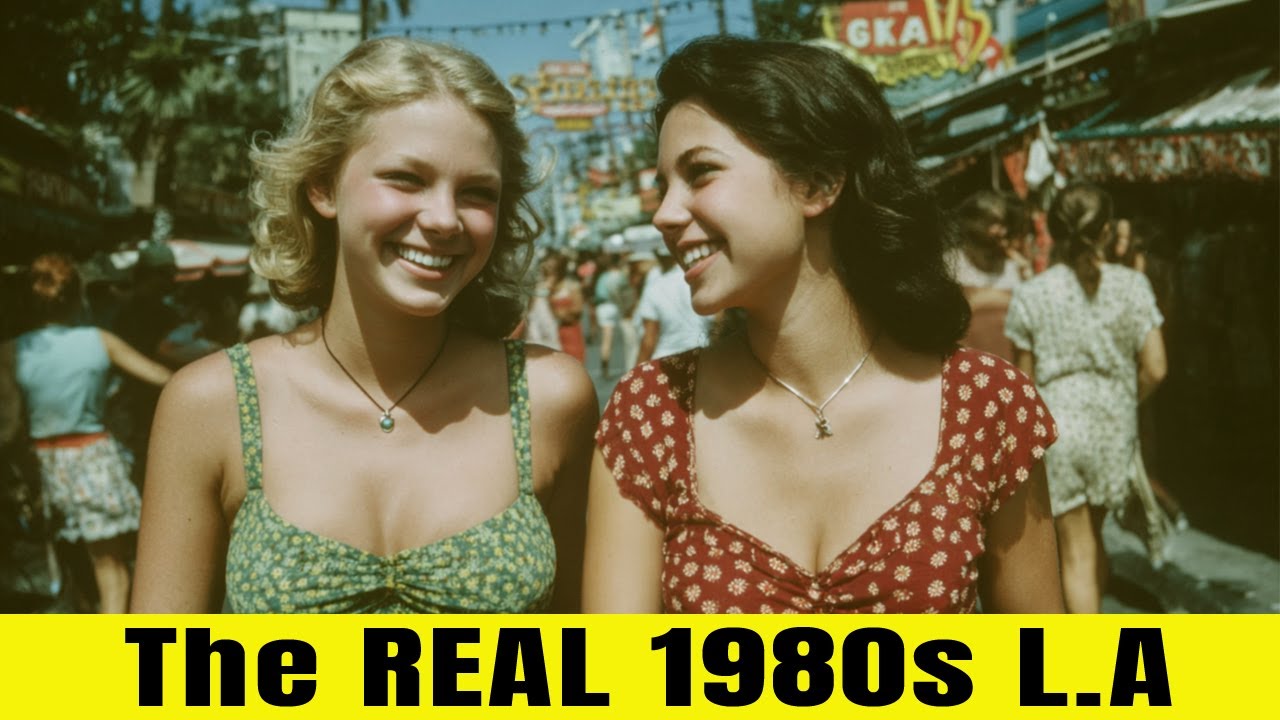 20 Iconic LOS ANGELES STREETS in the 1980s
