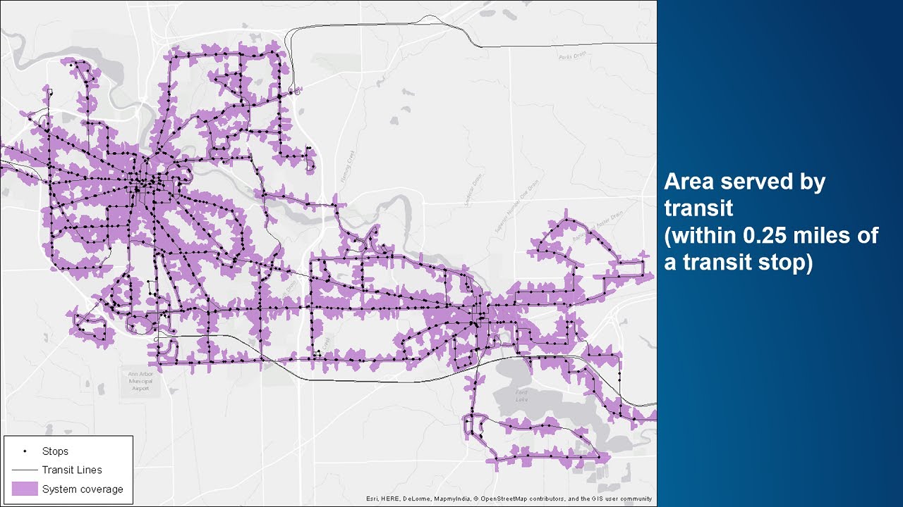 Mapping Transit System Coverage