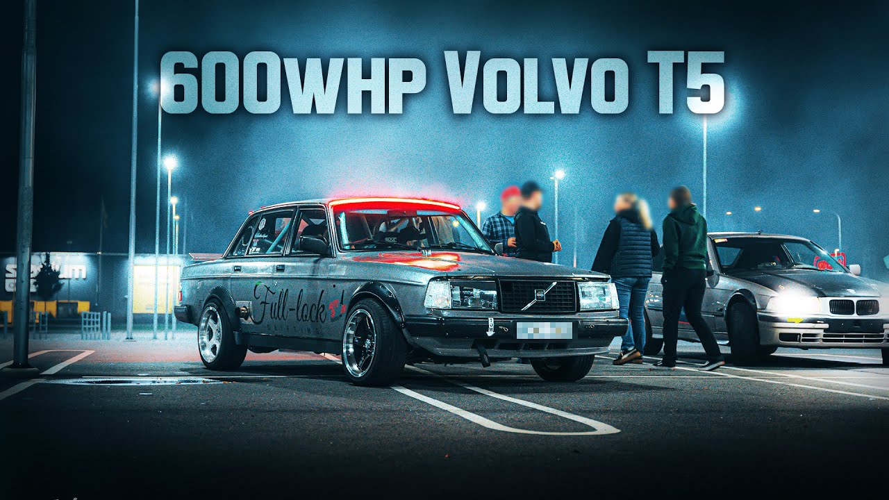 Swedish Street Drifting! - 600hp Volvo 240 & Volvo T5 powered E36 Compact