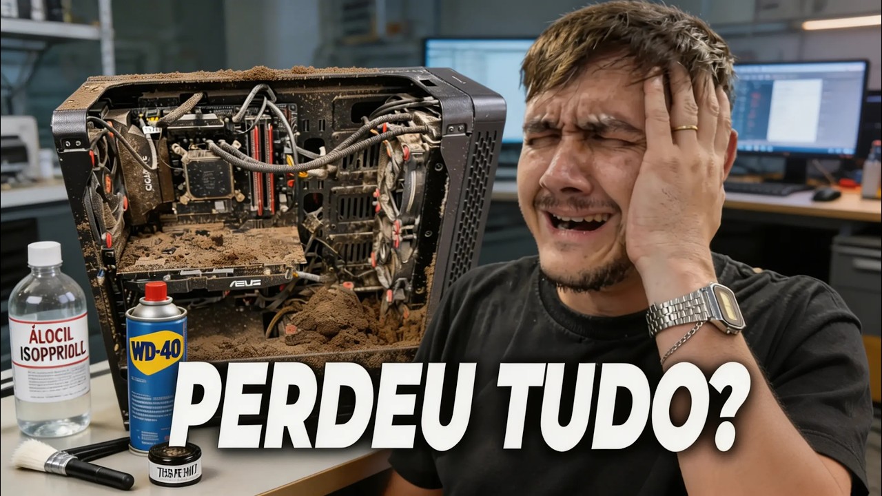 PC GAMER DA ENCHENTE… TEM SALVAÇÃO? 😱