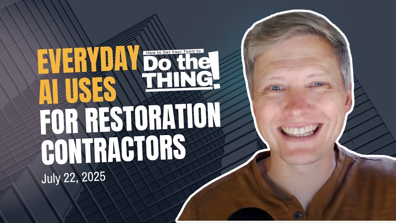Everyday AI Uses for Restoration Contractors