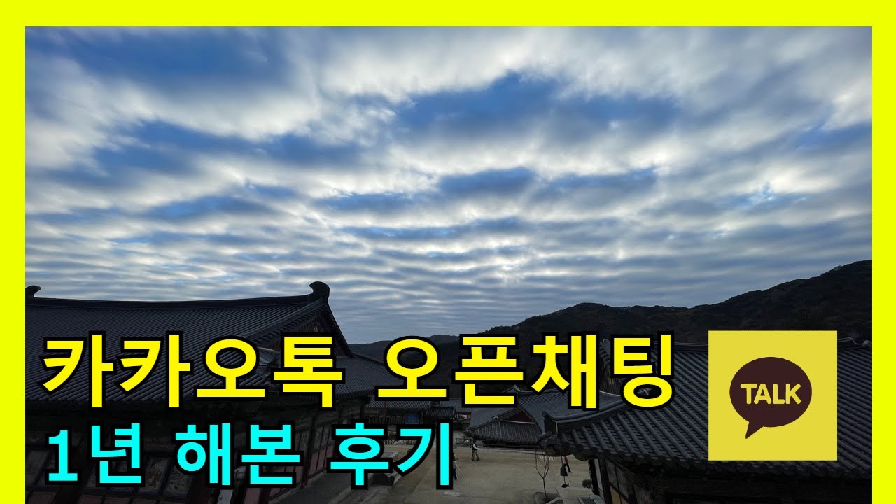 카카오톡 오픈채팅 1년 해본 후기 | 번개, 벙, 옵챗, 친구, 온라인 친구