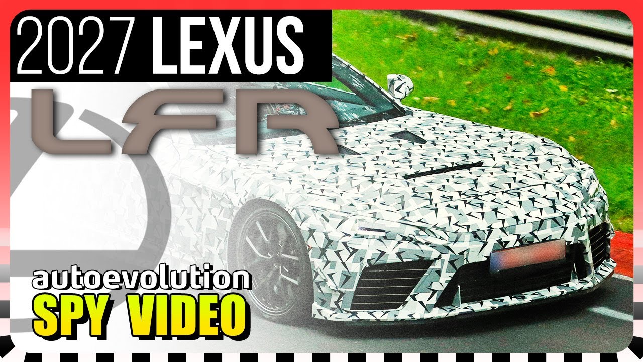 2027 Lexus LFR // Listen to its turbocharged V8 // SPY VIDEO