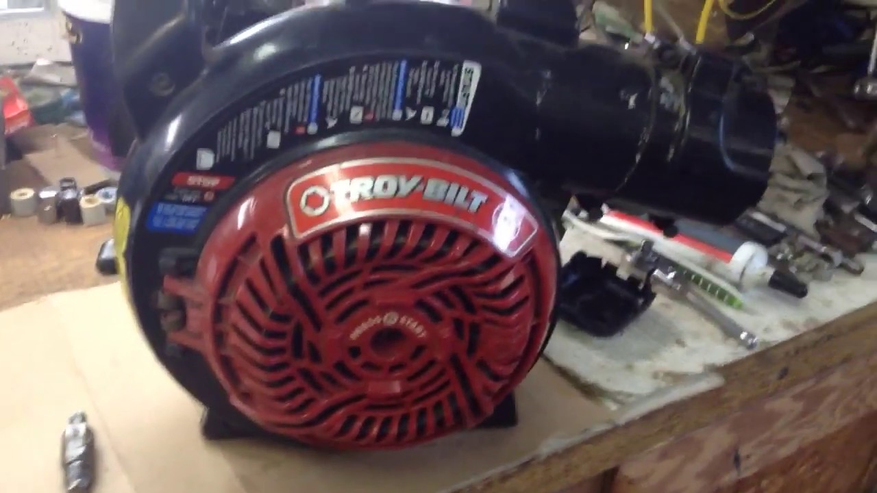 Troy Bilt 4 Stroke Leaf Blower routine maintenance & tools