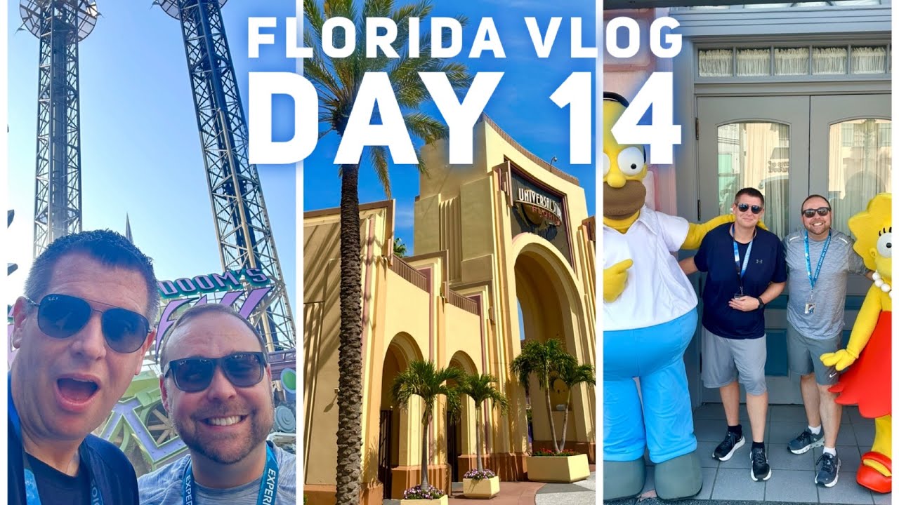 FLORIDA VLOG - DAY 14 - UNIVERSAL ORLANDO, MALL AT MILLENIA & PORTOFINO BAY RESORT