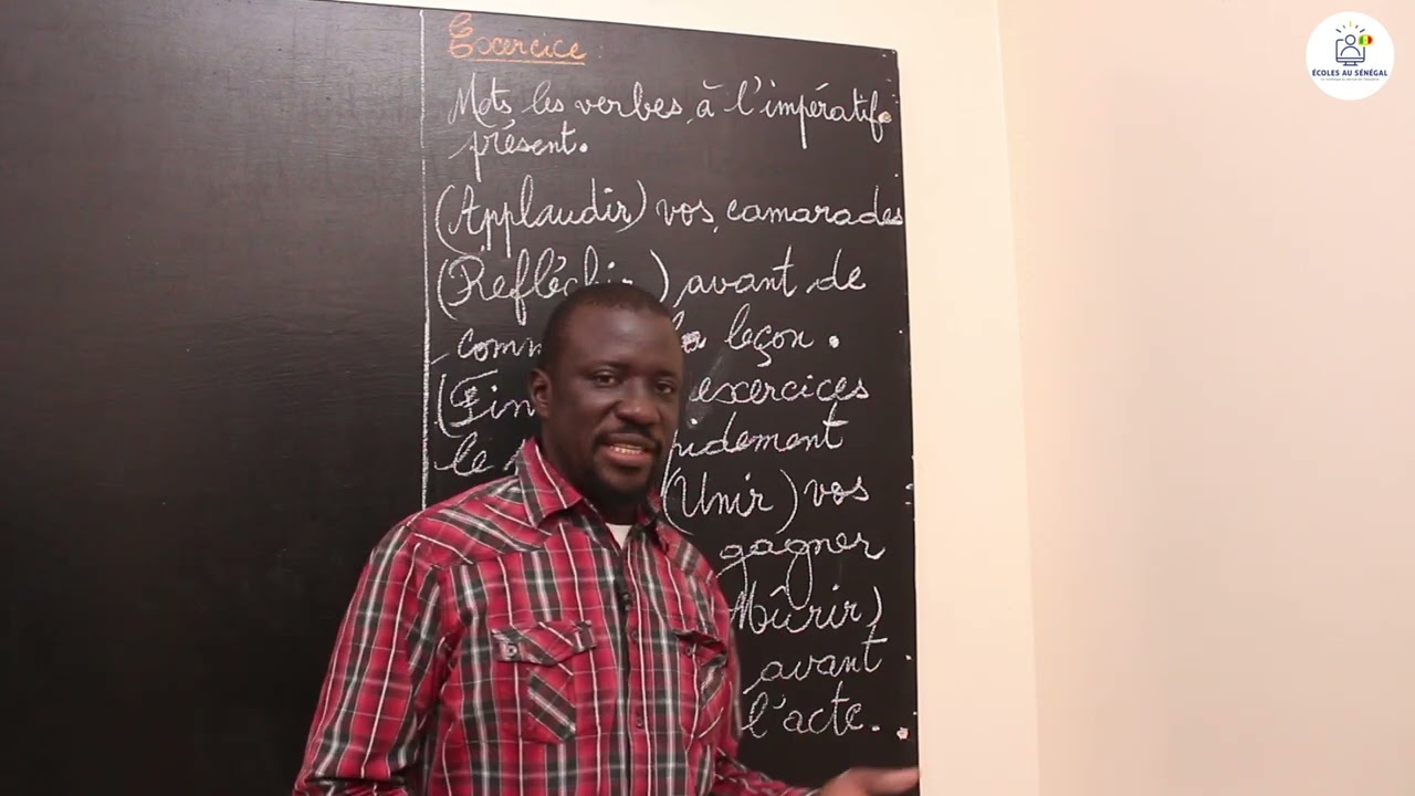 Cours - CE1 - Français: Conjugaison / L'impératif des verbes du 2ème groupe  / M. Guèye