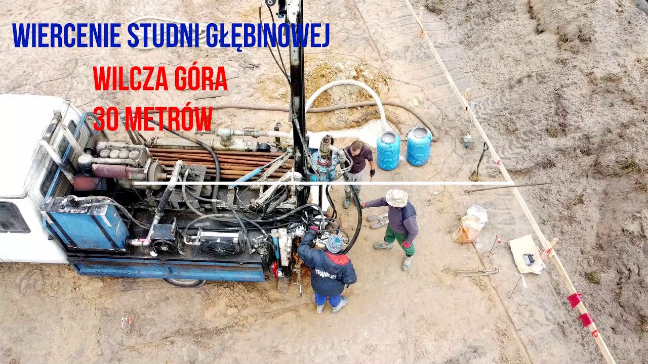 wiercenie studni głębinowej