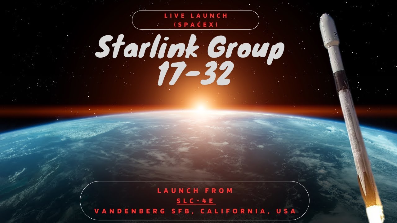 Live Launch: Starlink Group 17-32  #spacex #satelites #falcon9