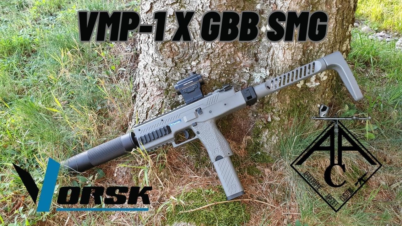 VORSK VMP-1 X GBB SMG review ( Aerographe Airsoft Custom ) [FR]   #gbbr #airsoft #review #vorsk
