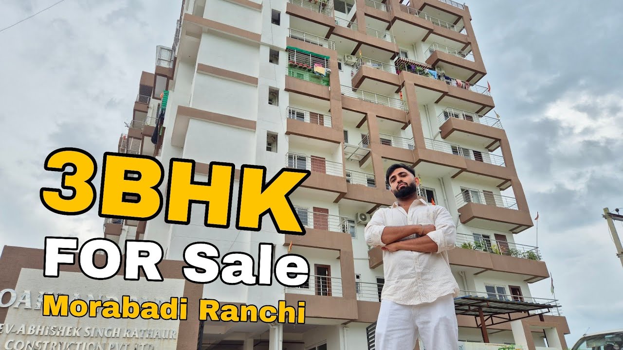 Your Next Home! 3BHK Big Balcony Apartment in Morabadi Ranchi// 7992484834