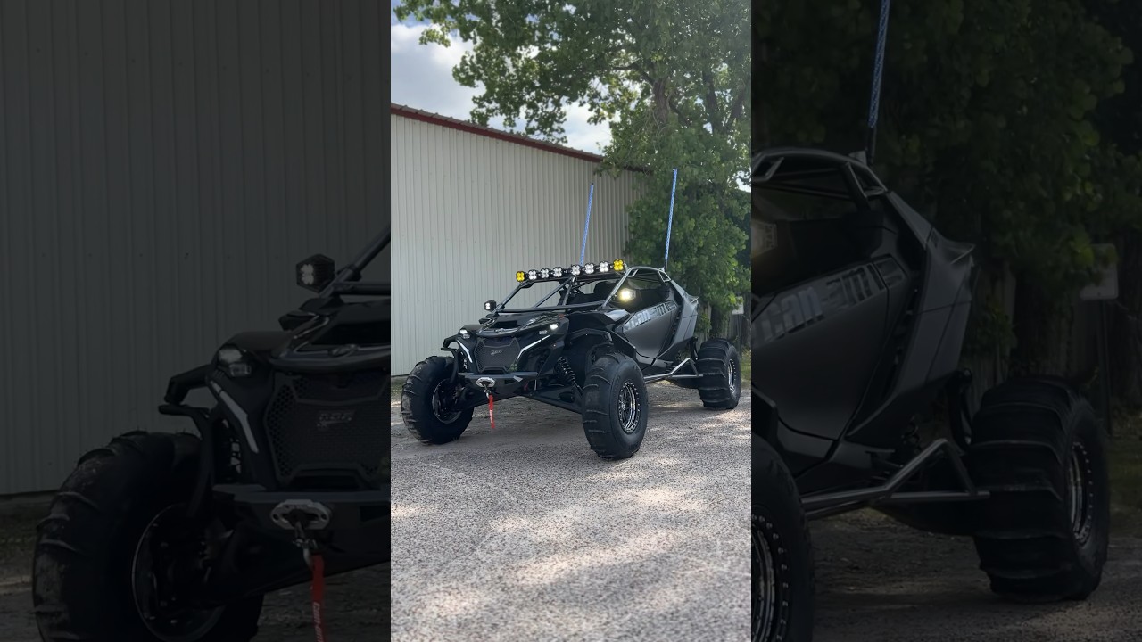 New Can-Am Maverick R build. ABF custom roll cage. Sneak peek of NEW radio mount.