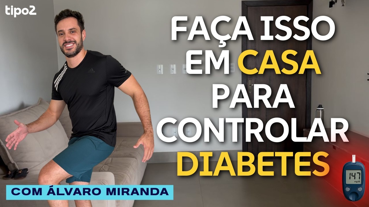 BAIXAR glicose RAPIDO | treino em casa para emagrecer #diabetestipo2