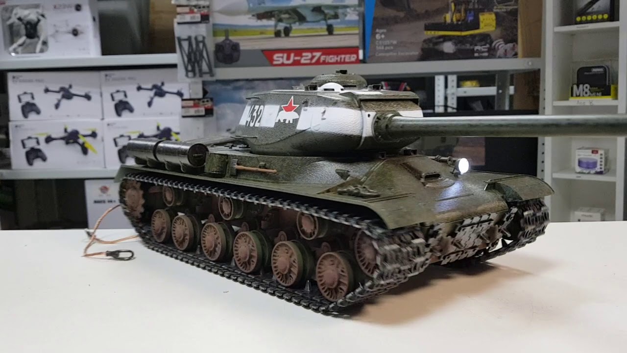 ИС-2 СССР 1944 Радиоуправляемый танк Taigen TG3928-1G 1:16