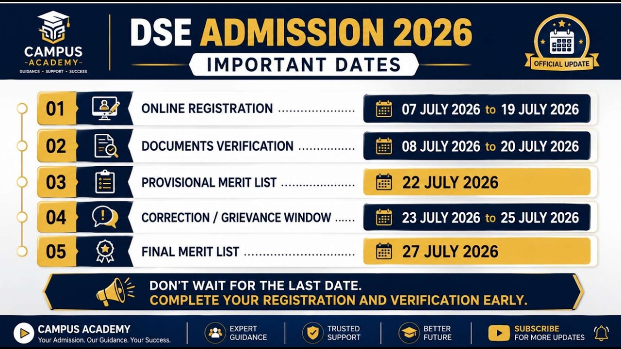Началась регистрация на DSE Admission 2026! 🎓🔥