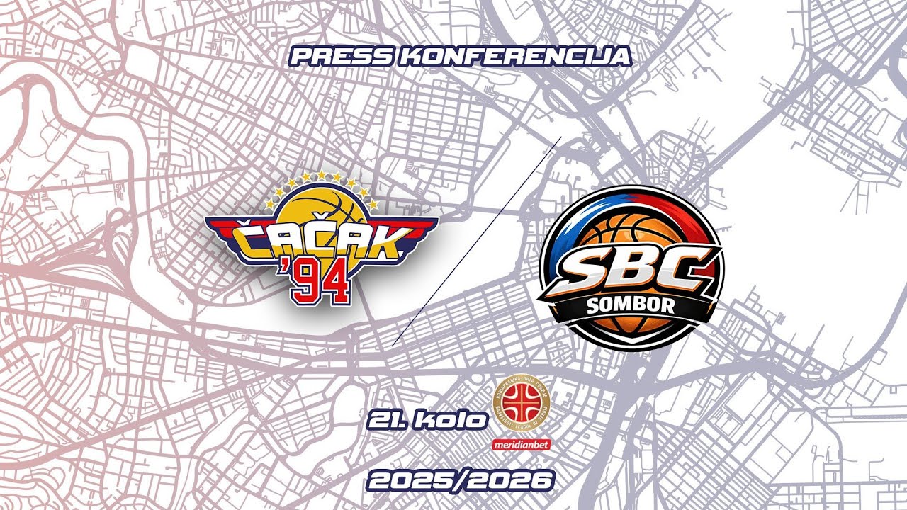 KK Čačak94 Quantox - Sombor BC press konferencija 15.2.2026.