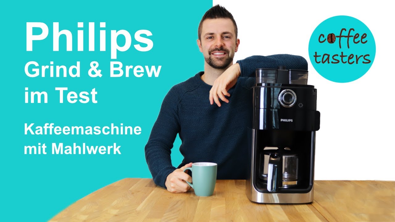 Philips Grind and Brew [HD 7769/00] Kaffeemaschine mit Mahlwerk ⭐ (Testbericht)