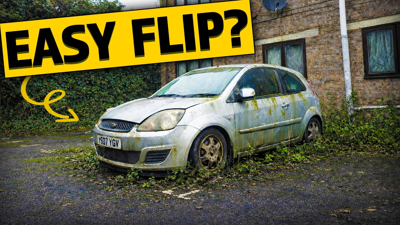 CAN I FLIP THIS ABANDONED FORD FIESTA?!