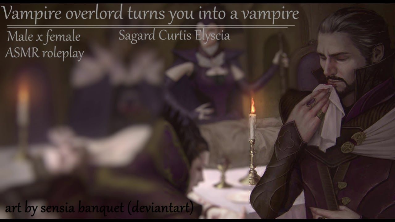Vampire overlord turns you into a vampire [Male x female] [ASMR] [Roleplay]