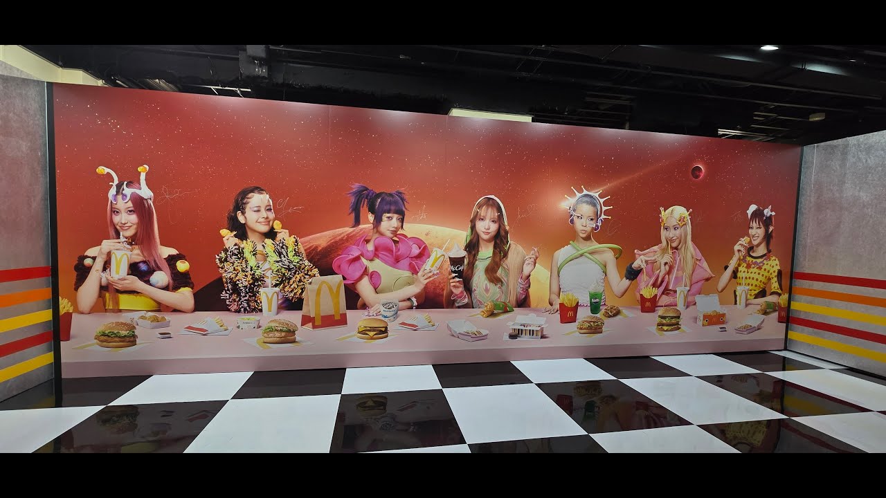 【4K】XG in HARAJUKU!🍟 [McDonald's GALAXY Exhibition]