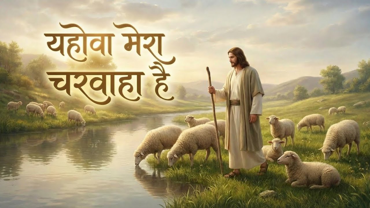 यहोवा मेरा चरवाहा है ✨| Yahova Mera Charwaha 🐏Hai | Psalm 23 Hindi Christian Song