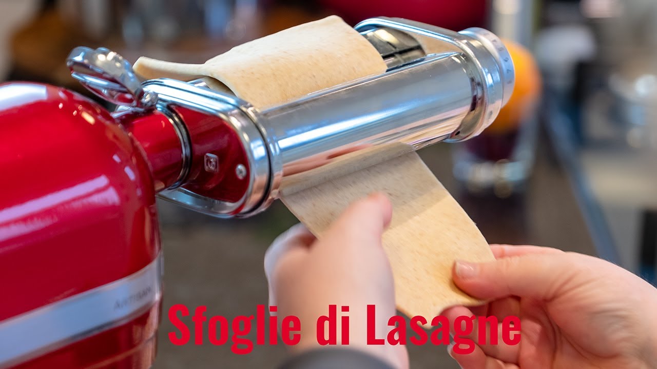 Lasagne-Blätter mit Kitchen Aid einfach zuhause selber machen