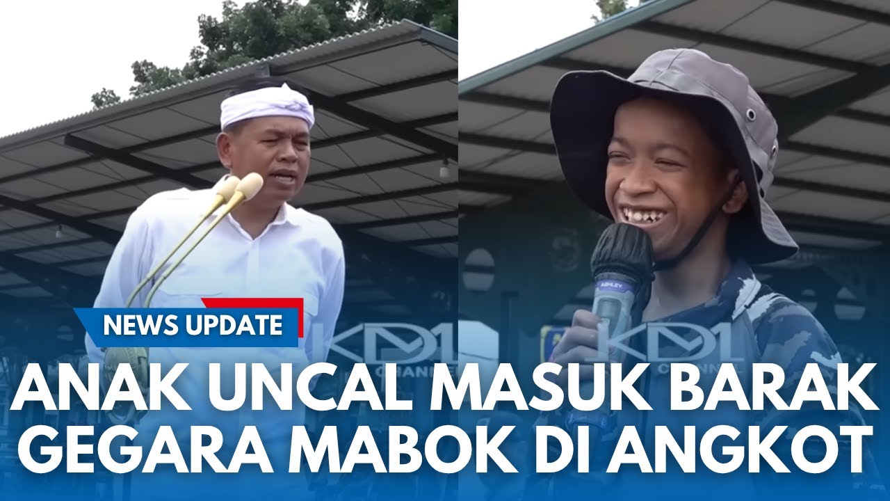 EGI DIINTROGASI KANG DEDI! Momen Ngakak Alasan Egi Masuk Barak Militer, Kang Dedi Sampai Kaget