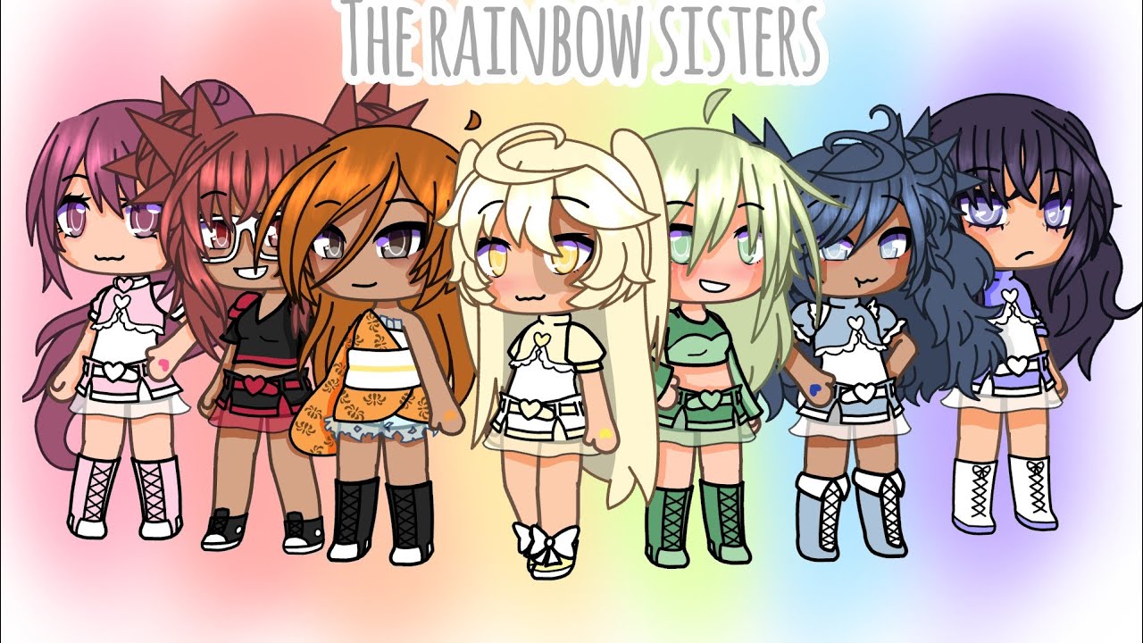 ✨🌈The rainbow sisters🌈✨| GLMM