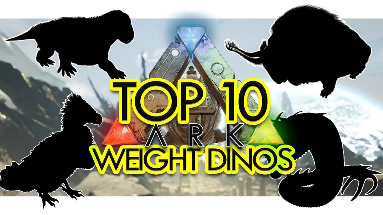 Top 10 WEIGHT DINOS in ARK Survival Evolved (Community Voted)