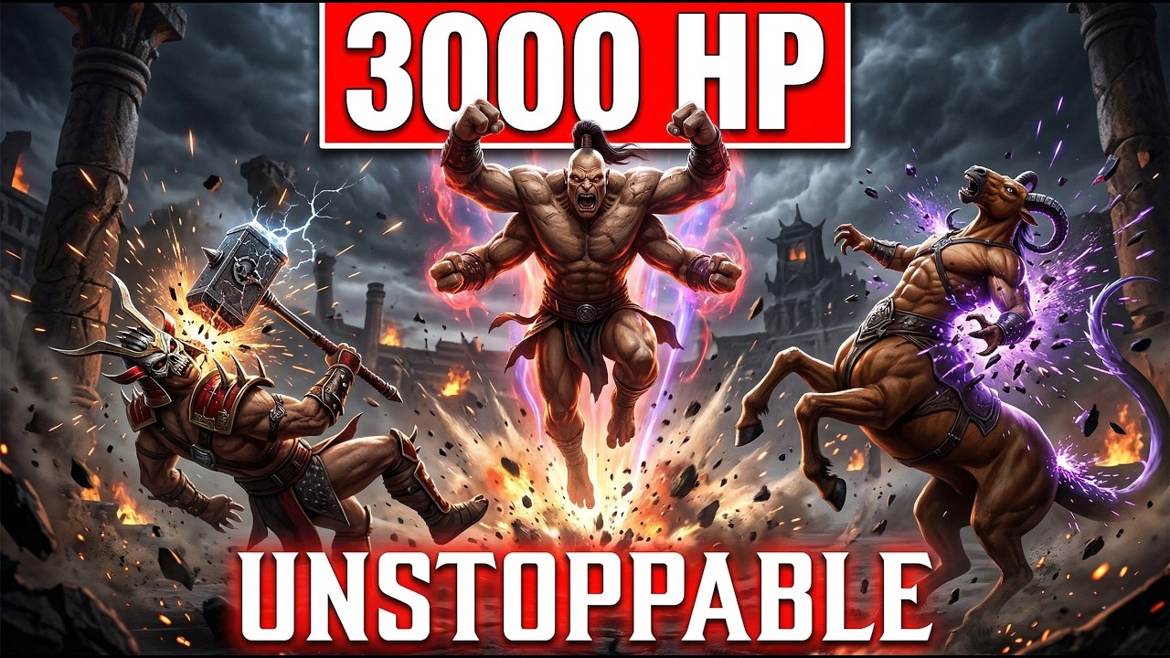 THE 3000 HP SHOKAN GOD! 👐 Goro Destroys Everyone (250% Damage)