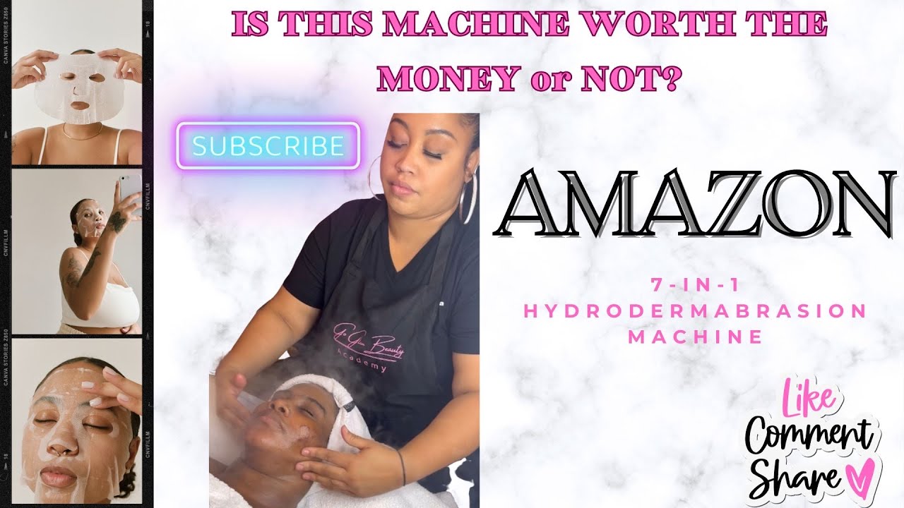 Amazon 7-in-1 Hydrodermabrasion Machine Tutorial