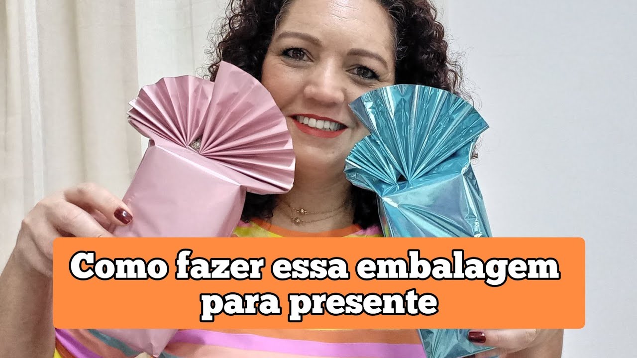 Como Embalar Seu Presente com saquinho de presente