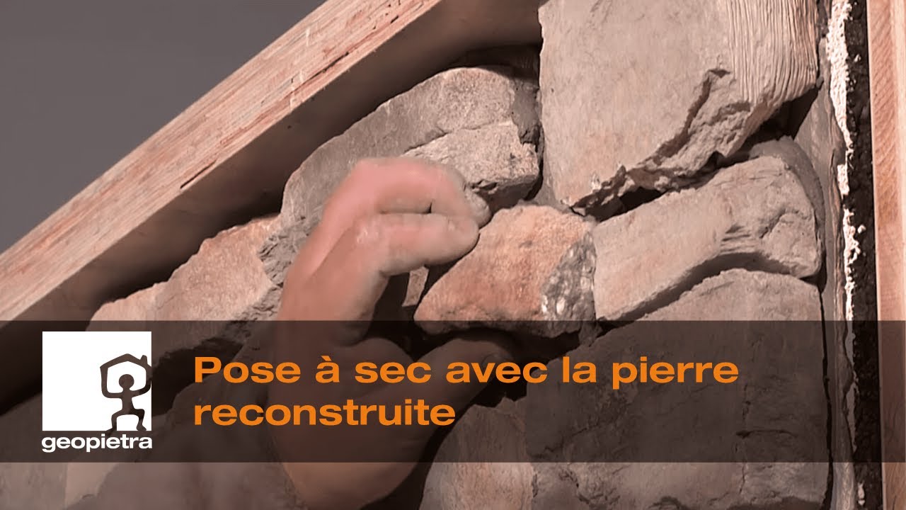 GEOPIETRA&reg; - Pose &agrave; sec avec la pierre reconstruite - Official Video 🇫🇷