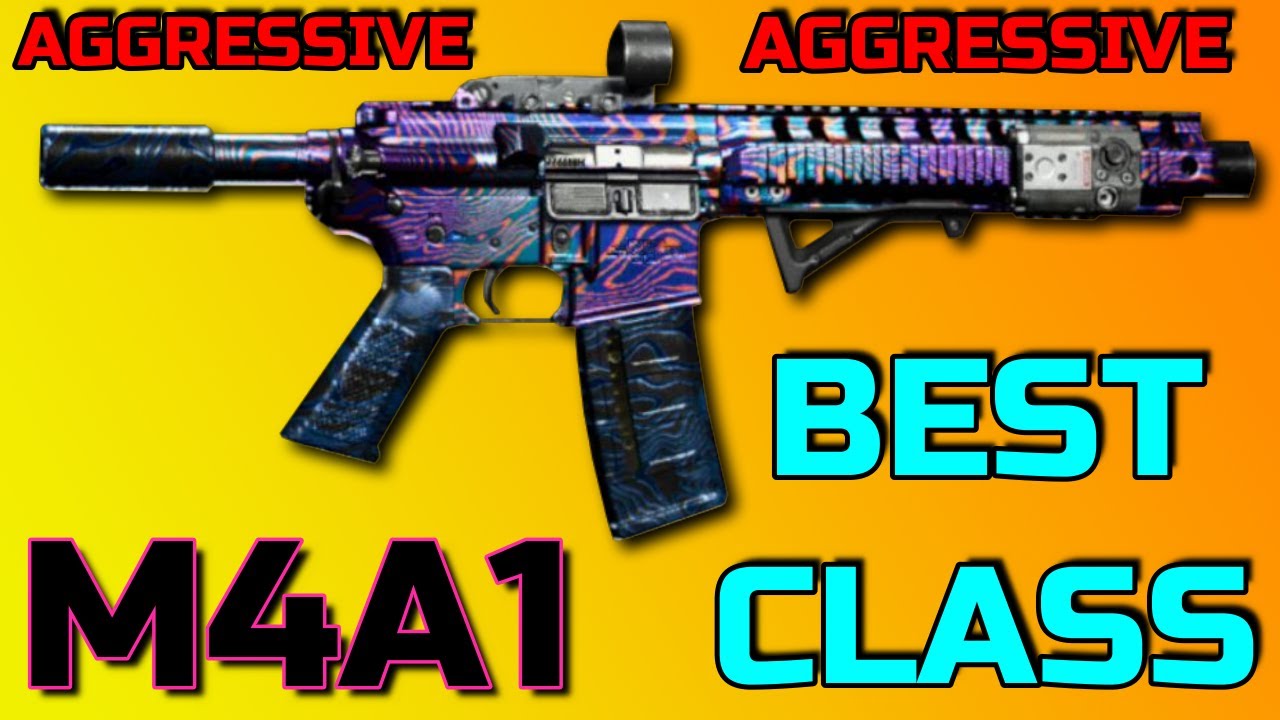 Best Aggressive M4A1 Class Setup!!! Best Modern Warfare Class Setups!!!