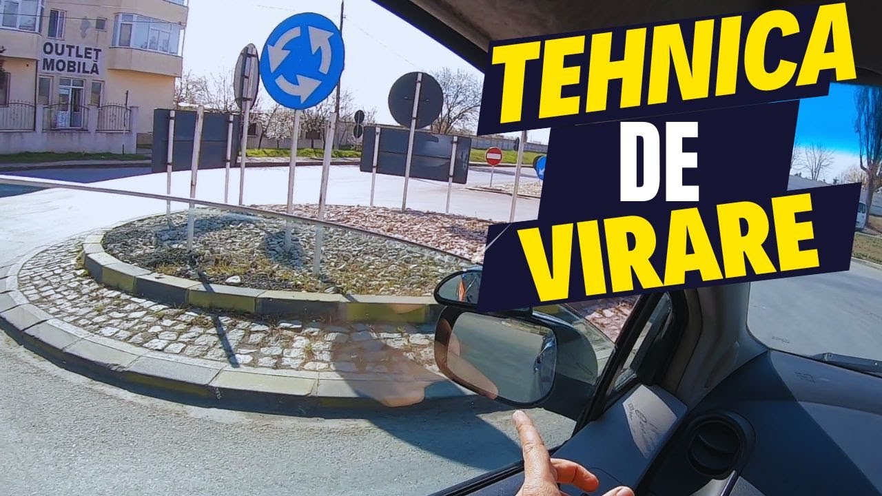Ți-e FRICĂ tot timpul să nu LOVEȘTI  bordura atunci când te întorci la scuar / sens giratoriu ?