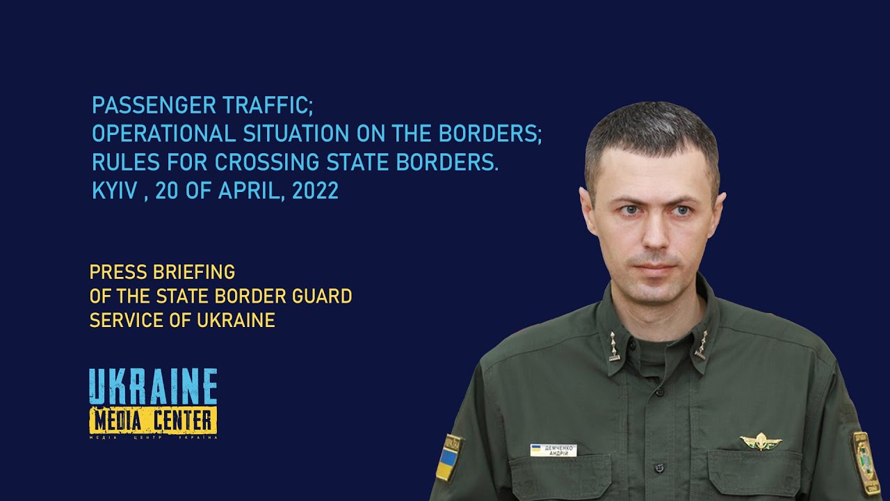 Andrii Demchenko, spokesman for the State Border Guard Service of Ukraine