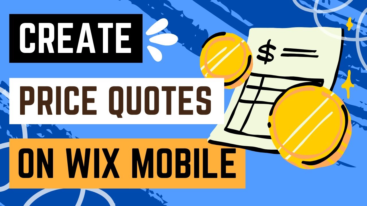 Wix Invoices and Price Quotes: How to Create Price Quotes in The Wix App