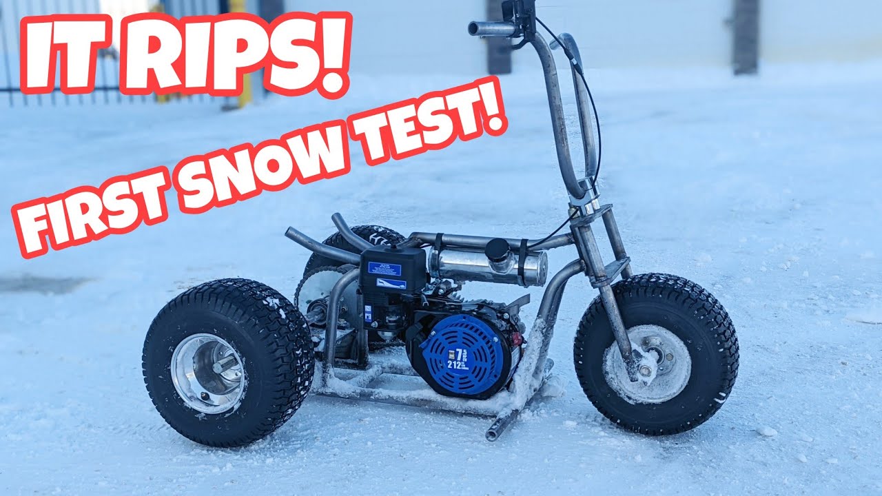 212cc Mini Trike RIPS. I Can't Believe It - Pit Trike Pt 4